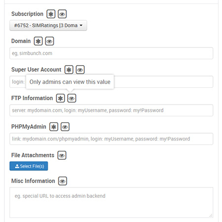 Custom fields